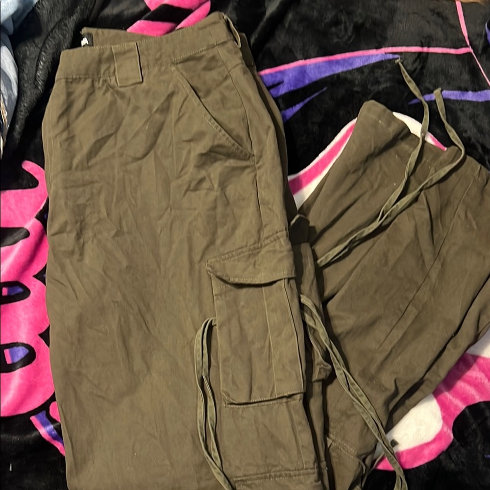 Men's Olive Cargo Pants